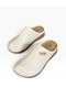 women's orthopedic sole stitched closed-toe mother slipper clog model - 3