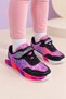 Girl's Colorful Velcro Orthopedic Sole Daily Sports Shoes Sneaker - 2