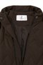 Faux Fur Detailed Hooded Long Puffer Coffee Coat 12765 - 3