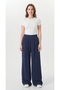 Women's Elastic High Modal Viscose Fabric Wide Leg Sweatpants - 3