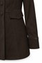 Collared Pocket Detailed Stand-Up Collar Brown Suit 2091 - 4