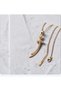 Stainless Steel Crystal Zircon Stone Hz. Ali Zülfikar Women's Necklace 40+5 cm - 4