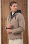 Removable Hooded Quilted Detail Coat - 3