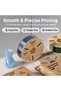 خيوط طابعة ثلاثية الأبعاد PETG بقطر 1.75 مم، لون أزرق شفاف، وزن 1 كجم - 6