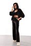 Brown Velvet Three-Piece Set 0097 - 3