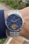 Luxury Automatic Men's Watch |   42 mm Steel Case, Navy Blue Dial - 5