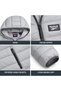 Men Charcoal Duffle Coat - 6