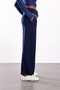 Navy Blue Elastic Waist Sweatpants 17492 - 5