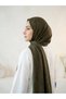 G Desen Cotton Jacquard Shawl Noya Series Green Color
