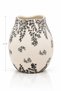 Modern Ceramic Rose Vase with Dangling Leaf Pattern (20cm Height) – High-End Elegance and Aesthetic Authenticity to Elevate Your Home - 3