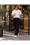 Men's Baggy Pleated Wide Leg Relaxed Fit Corduroy Trousers - 4