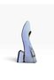 Women's Thick Short Heeled Evening Dress Shoes with Stone Heel and Metal Detail - 6