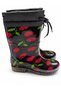 Plush Boots Women's Rain Boots with Red Rose Pattern 36-40 - 4