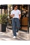 Men's Baggy Pleated Wide Leg Relaxed Fit Corduroy Trousers - 4