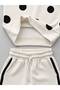 Girls' Modal Fabric Sweatshirt and Wide-Leg Pants Set - 3