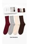 4' Pair of Women's Socks for All Seasons, Cotton Socks - 2