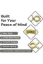 Universal Stroller Clips - Multiuse Fasteners, Lemon Icing 4 Pack - 6