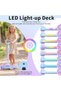 سكوتر قابل للطي A9 للأطفال من سن 3-12 سنة، مع عجلات وإطار مضيء بتقنية LED - 2
