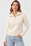 Half Zipper Turtleneck Sweater
