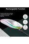 ماوس لاسلكي صامت مزود بإضاءة LED - نحيف وقابل للحمل مع منفذي USB ومستقبل من النوع C، و3 مستويات DPI، لأجهزة الكمبيوتر المحمولة - 2