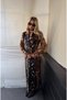 Excellent Texture Premium Quality Bambi Pattern Long Trench Coat - 3