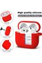 غطاء سيليكون ناعم لسماعات AirPods 5 و AirPods 4 - أحمر - 6