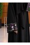 Adriana Crepe Sleeve Detailed Plain Abaya Dress - 2