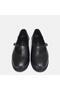 Retro style buckled women's moccasin genuine leather ballerina shoes 41-42-43-44 - 2