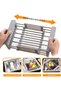 Expandable Dish Drying Rack, Over Sink Dish Drying Rack, Draining Dishes & Fruit Drain- Rustproof St - 3