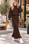 New Season Women's Bat Crop Blouse with Straps, Terry Dress, Knitwear Set. - 3