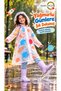 6-7 and 8-9 Year Old Children's Raincoat with Hood, Waterproof, Transparent Patterned - 4