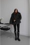 Anthracite Powell Faux Fur Coat - 2