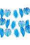 Fiesta Blue Palm Leaf Garland
