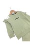 Girls' Winter Rabbit Embroidered 3-Stripes Fleece Set with Writing on the Bottom and Top for Ages 2-3-4-5-6 - 4