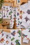 100% Cotton Boys' Elastic Patterned Top and Bottom Long Sleeve Children's Pajama Set - 6