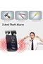 Bluetooth Chain Lock, APP Control Bike Lock with Vibration Alarm Function, Waterproof Keyless Lock, - 2