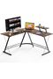 L-shaped Desk Computer Table 51" inch Gaming Table,Computer Corner Table, Office Writing Workstation