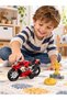 Friction Toy Racing Motorcycle Sports Motor Playset with Award Trophy and Accessories 917-1 Ages 3+ - 3