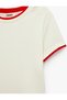 Ribbed Slim Fit Modal Crew Neck Short Sleeve Sports T-Shirt - 3