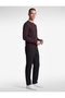 Regular Fit Long Sleeve Viscose Blend Basic Knit Sweater - 3