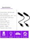 مصباح ليلي بتصميم نجمة يعمل بـ USB، إضاءة داخلية للسيارة قابلة للتعديل بلون أحمر رومانسي، محمول وقابل للثني بحرية - 2