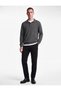 Long Sleeve Viscose Blended Buttoned Polo Collar Knit Sweater