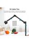 Triangle Camera Desk Mount, Max. Load 3kg/ 3kg, Overhead Camera Mount with Extra Support Ba - 7