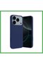 iPhone 17 Pro Compatible First Silicone Case - Navy Blue Bezoss