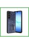Samsung Galaxy A17 5g Compatible Leather Case with Sara Business Card Holder - Navy Blue Bezoss