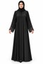 Abaya with Side Lace Details |   Side Lace Detail Abaya