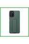 Samsung Galaxy A03S Compatible Case with Mega Stand Silicone - Green Bezoss