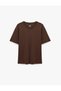 Cotton Regular Fit Short Sleeve Crew Neck Basic Sports T-Shirt - 5