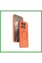 Mi 15t Compatible Regal Magsafe Stand Cover - Orange Bezoss