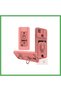 Redmi 9C Compatible Case Zuma Silicone with Business Card Holder and Ring - Pink Bezoss